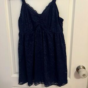 Navy Blue lingerie babydoll